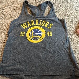Women’s medium gray Golden State Warriors tank top Medium